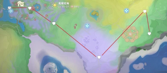 伊莫核心伊莫养成素材“晨星花”的采集点位指引