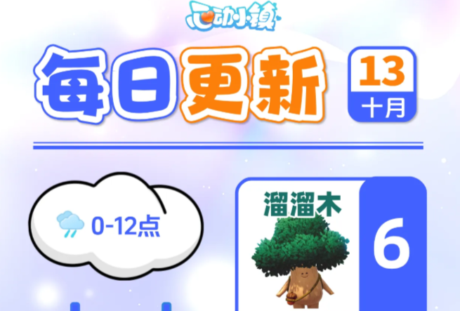 心动小镇10月13日全新溜溜橡木与无暇萤石采集位置指引