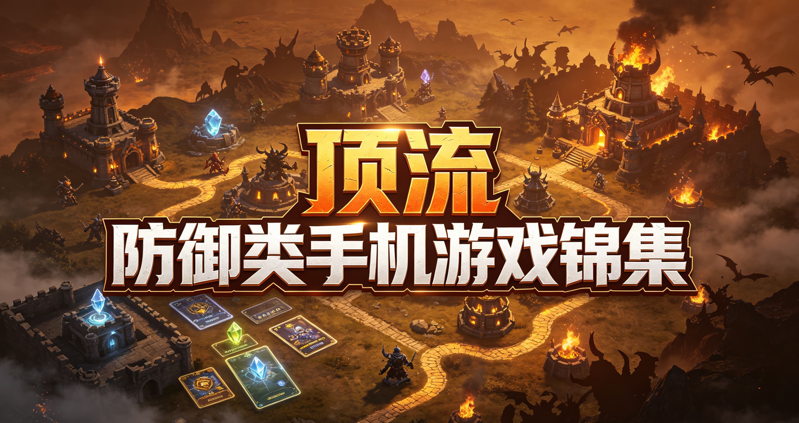 顶流防御类手机游戏锦集