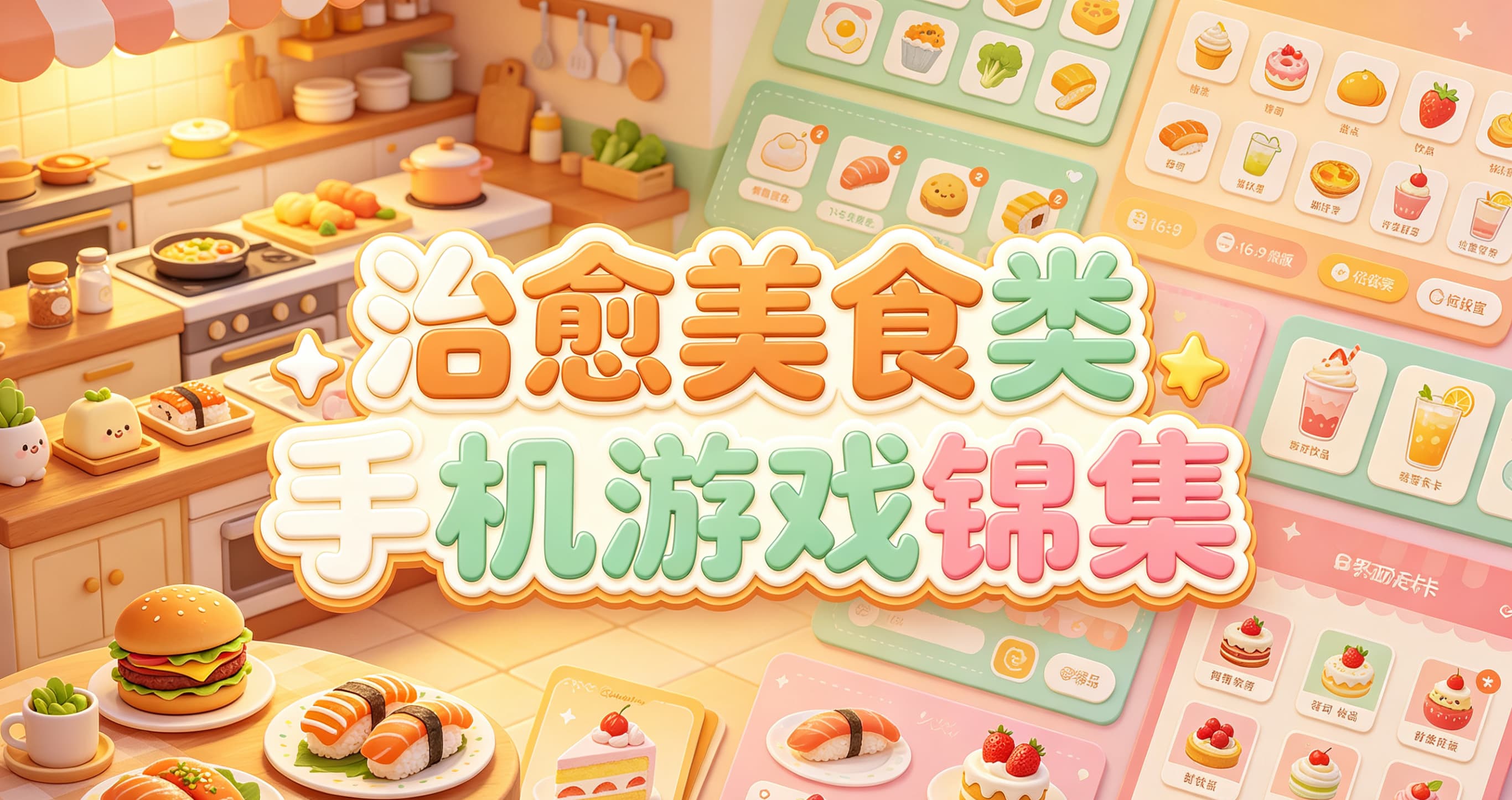 治愈美食类手机游戏锦集