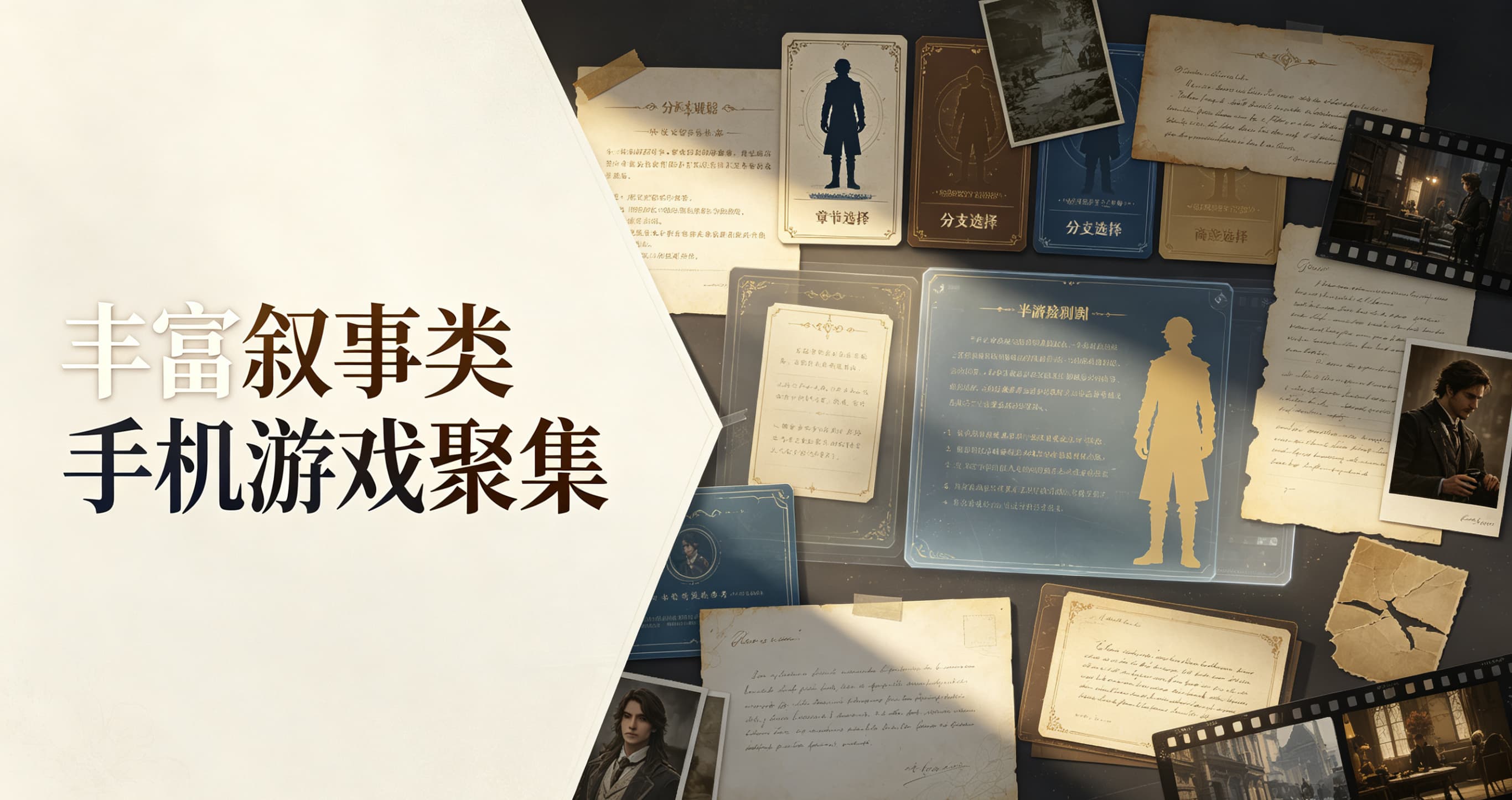 丰富叙事类手机游戏聚集