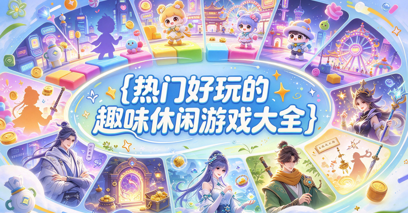 热门好玩的趣味休闲游戏大全