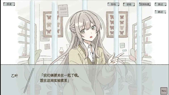 在标本箱中等待羽化