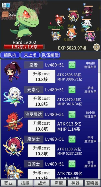 战斗力膨胀中