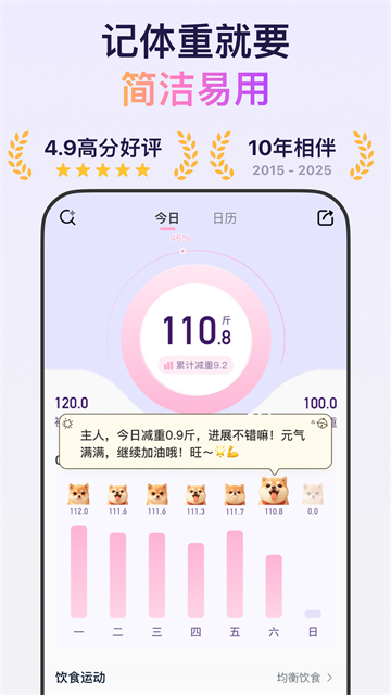 体重小本